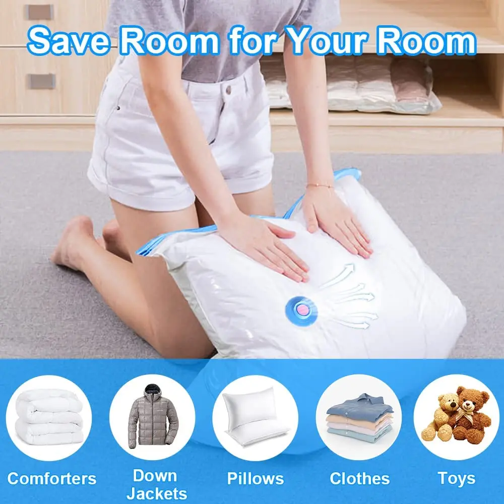 2022 EASETRIPB Hot Sale Vacuum Space Sealer Bag Vacuum Plastic Bag For Clothes Storage