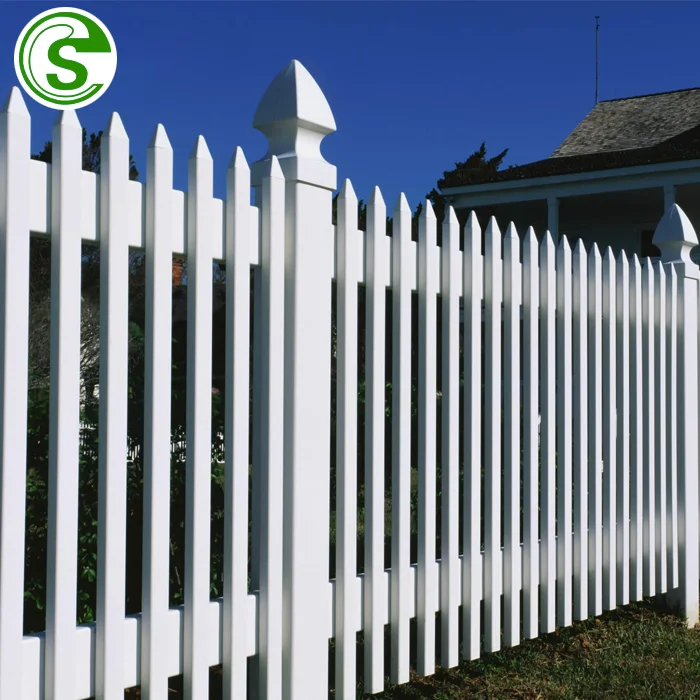 Hot sale cheap white pvc plastic privacy vinyl fence panel for garden yard use pvc fencing