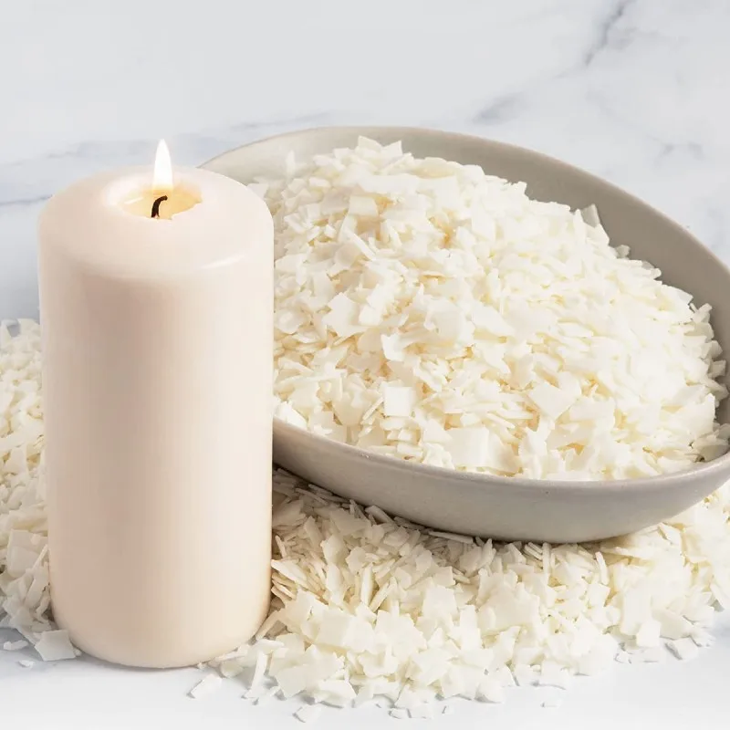 White Soy Candle Wax Flakes 25kg Per Bag Scented Soybean Wax for Candle