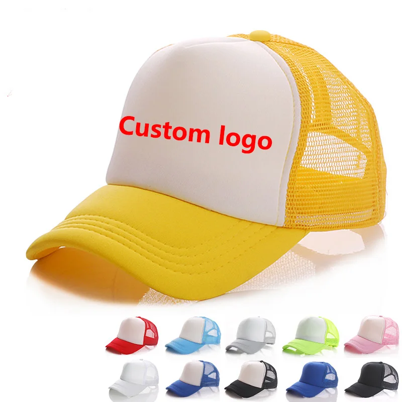 High Quality Trucker Hat Custom Mesh Trucker Cap Professional Custom Embroidery Yiwu Qunliang
