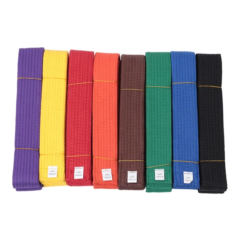 TaeKwondo Color Belt quteng martial arts belts taekwondo bjj karate belts and the costume for kids and adult