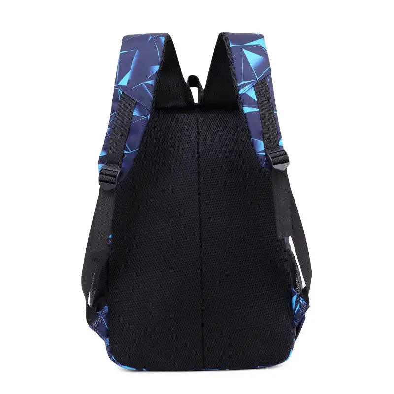 New trendy brand fashion casual college style flower backpack waterproof printed cloth three piece set girls school bags