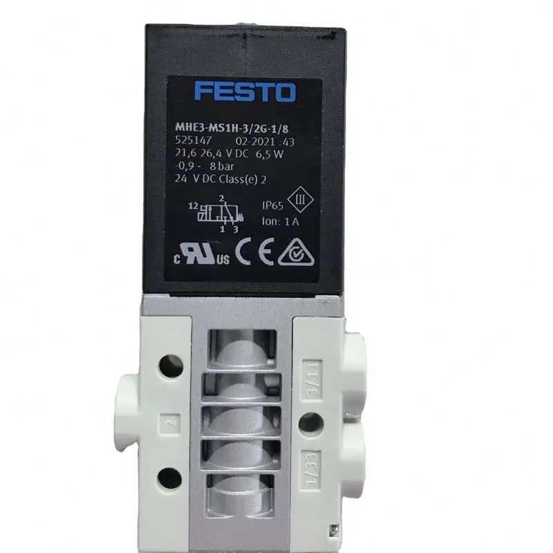 Original Germany-Festo Pneumatic components 170254 CPE18-M1H-5/3GS-QS-8 Solenoid valve
