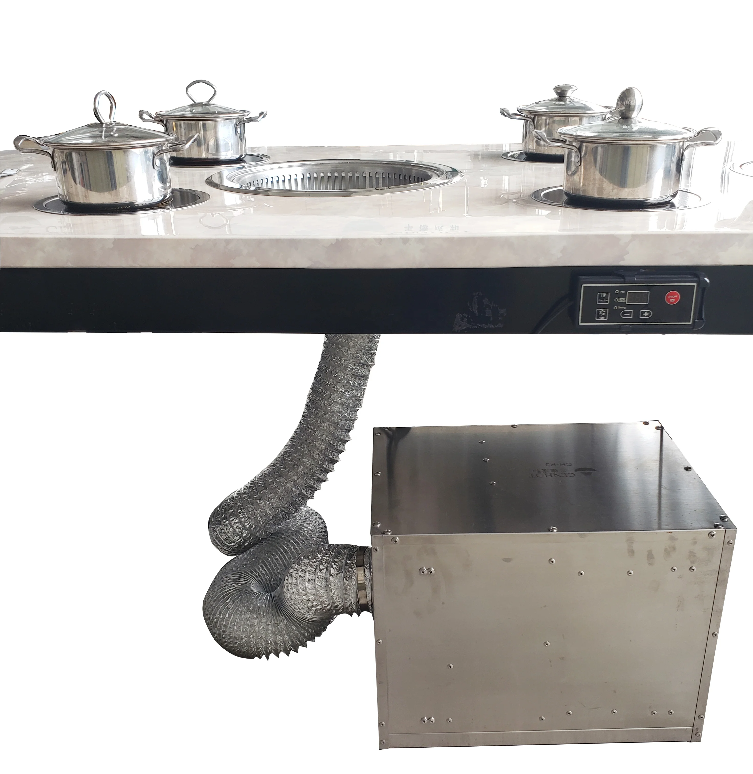 CENHOT Commercial Eco-friendly Restaurant Smokeless Equipment Purifier for bbq hot pot