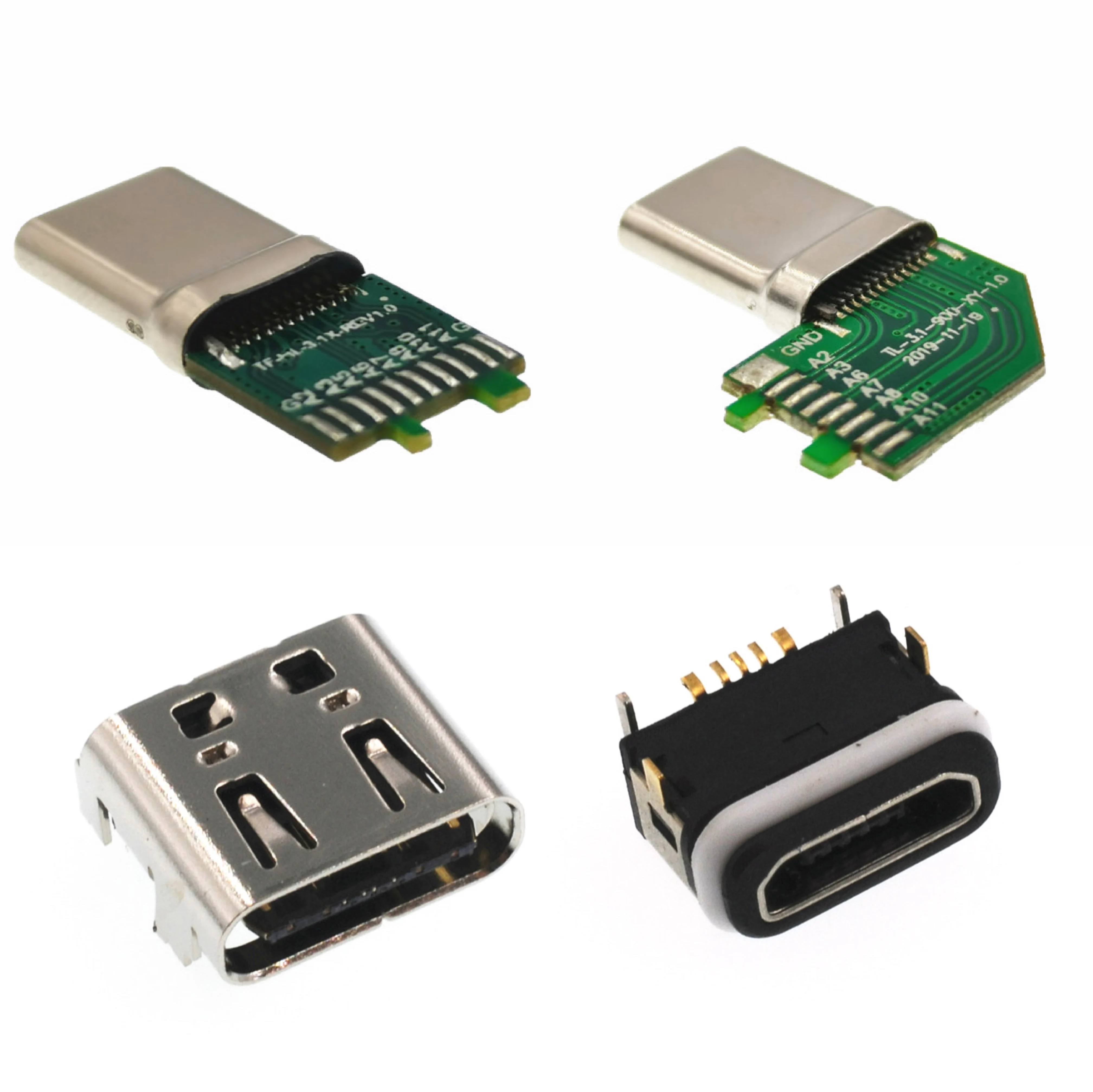 Factory Panel Price Waterproof Angled C Micro D Type With Diy A Female Usb 3.0 Connector