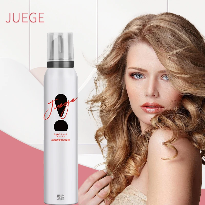Professional OEM private label hair mousse styling foam strong hold oem ODM 300ml hair mousse for braids