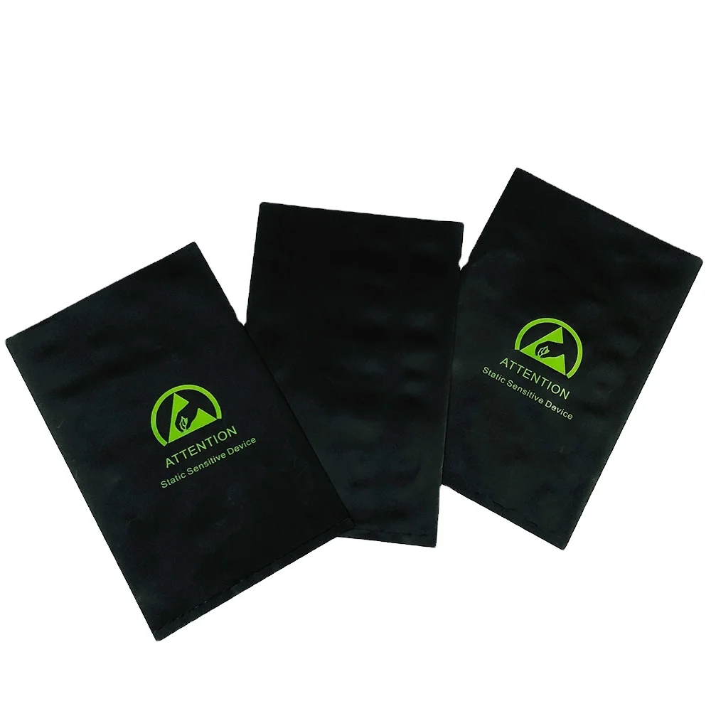 XCGS 4x6 дюймов Velostat черный проводящий мешок для датчиков давления поверхности транспортировочный