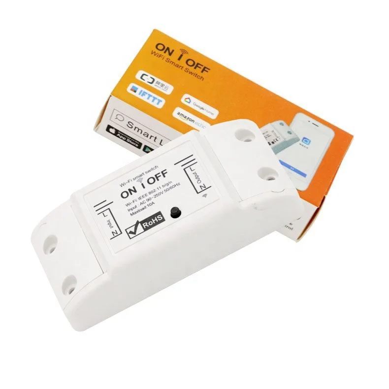 
 2019 Новейший автоматический выключатель с Wi-Fi, умный выключатель с Google home и Amazon alexa, умный выключатель  