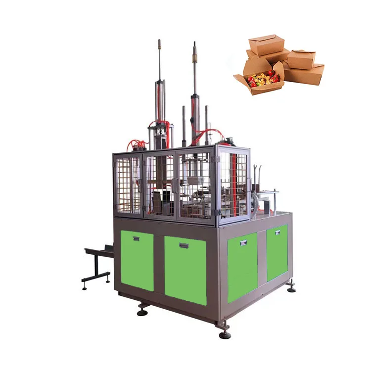 Automatic Single Pe-coated Lunch Box Making Machine For Kraft Paper Box