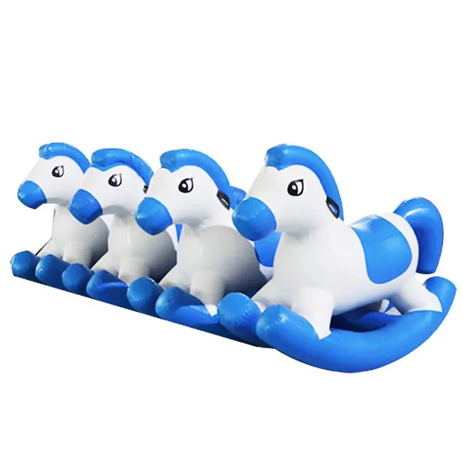 SIBO Bouncy Horse Animals Hopper Inflatable Bouncing Horse Jumping Animals for Toddlers Ride On Hopping Toys