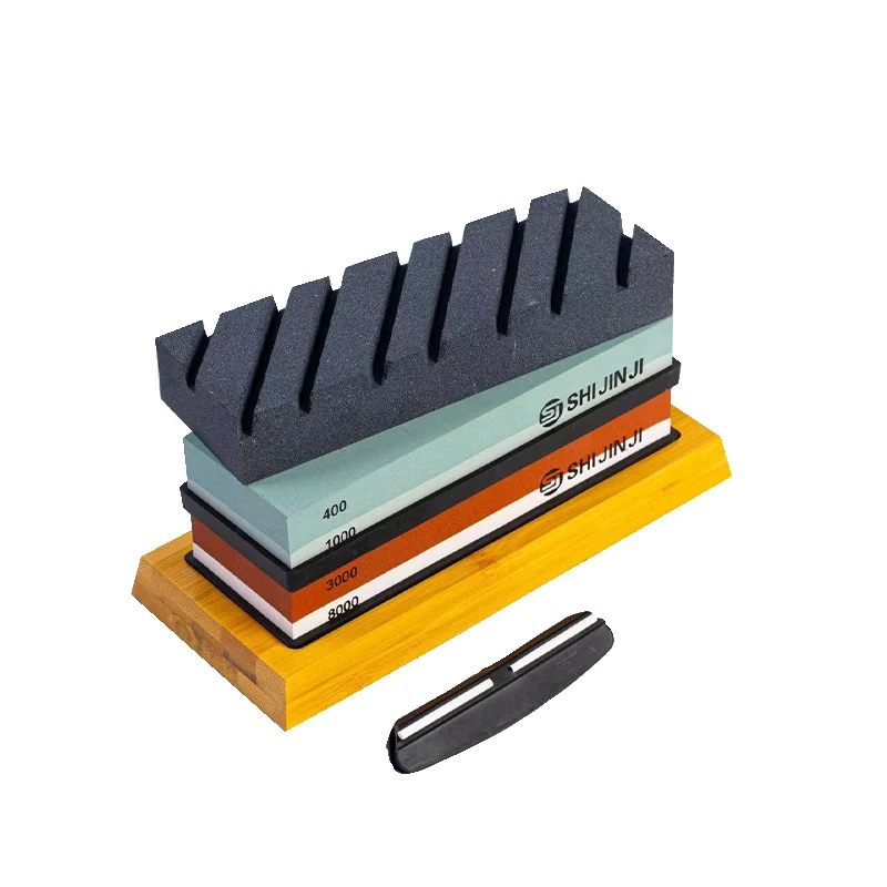 Factory Direct Sale 400/1000 3000/8000 Water Stones Siding Knife Sharpening Grinding Stone Set Sharpening Stones