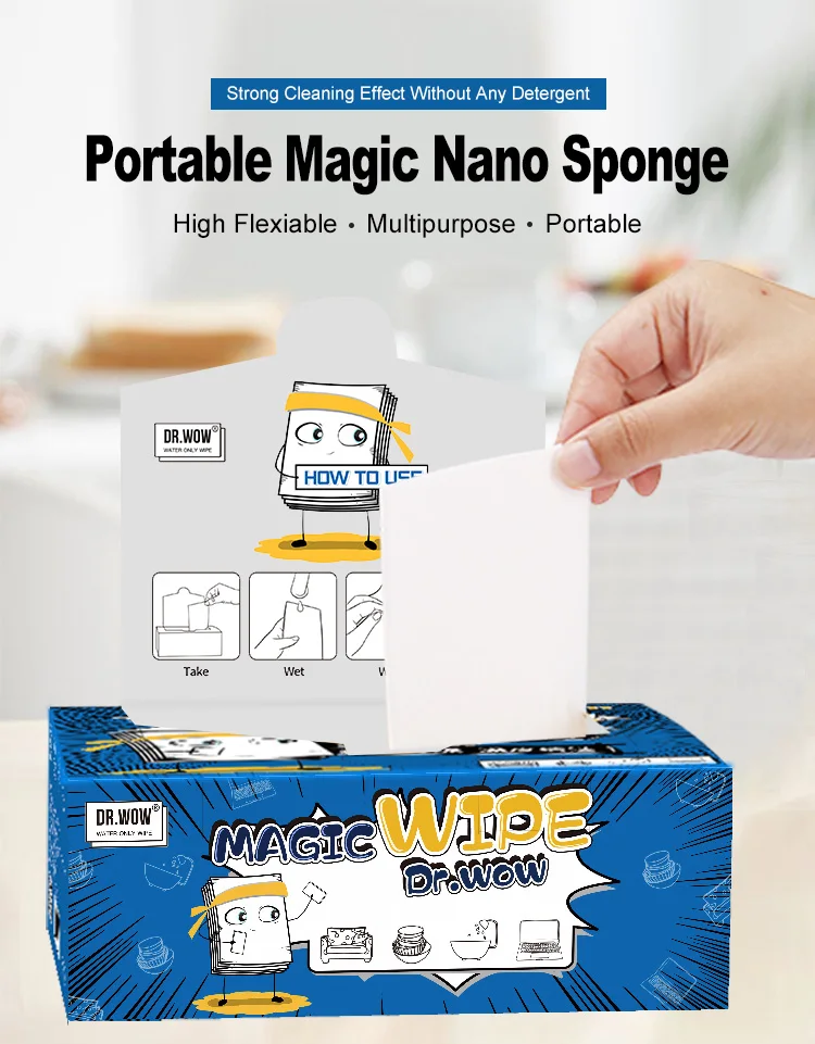 High Density dry melamine nano magic foam sponge sheet eraser