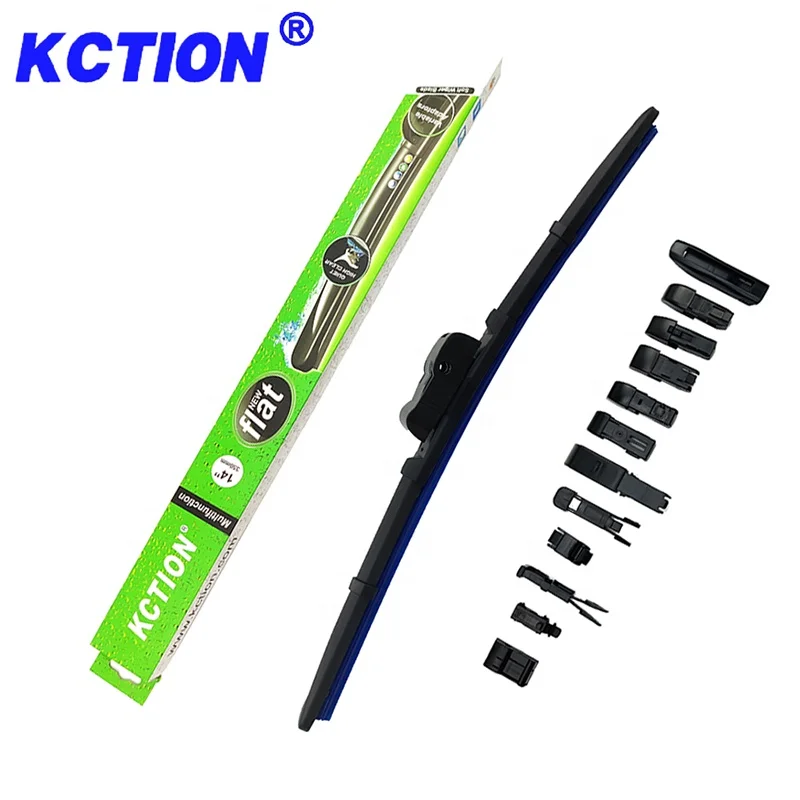 KCTION  Factory Multi-Function Wiper Blade Manufacturer Wholesale Car Wiper Blade Multi Flat Frameless  Wiper Blade