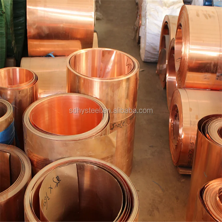25mm Copper Strip Copper Coil Tape Manufacture For Water Heater