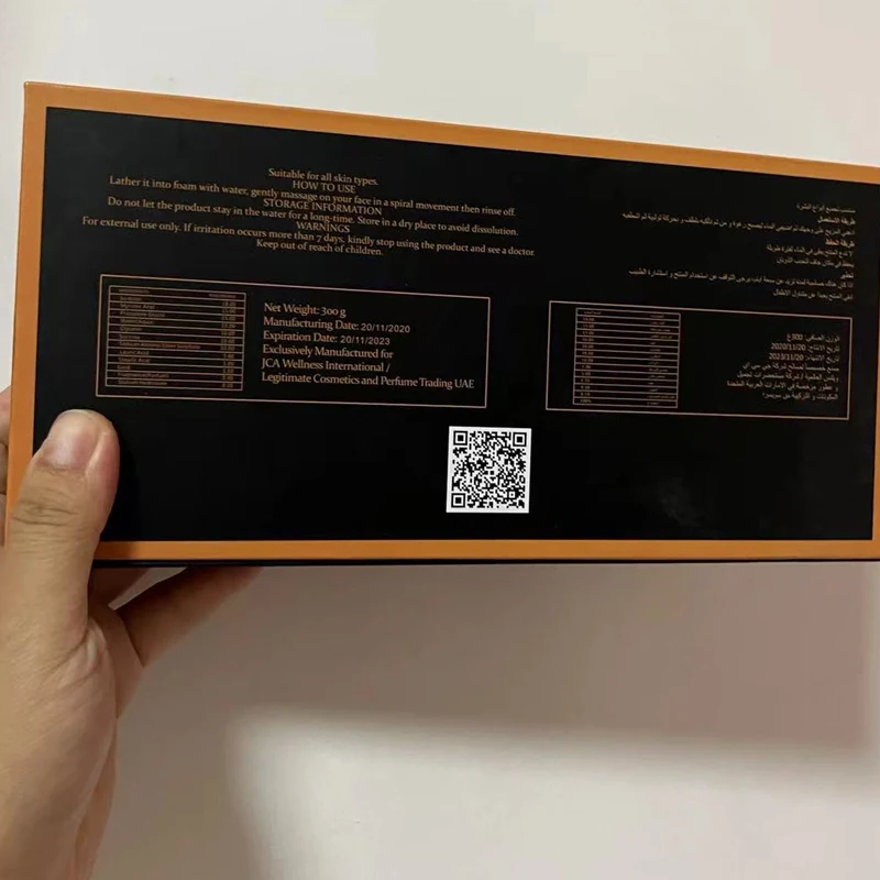 3pcs gold color Deep clean whitening spots handmade soap with gold color gift set