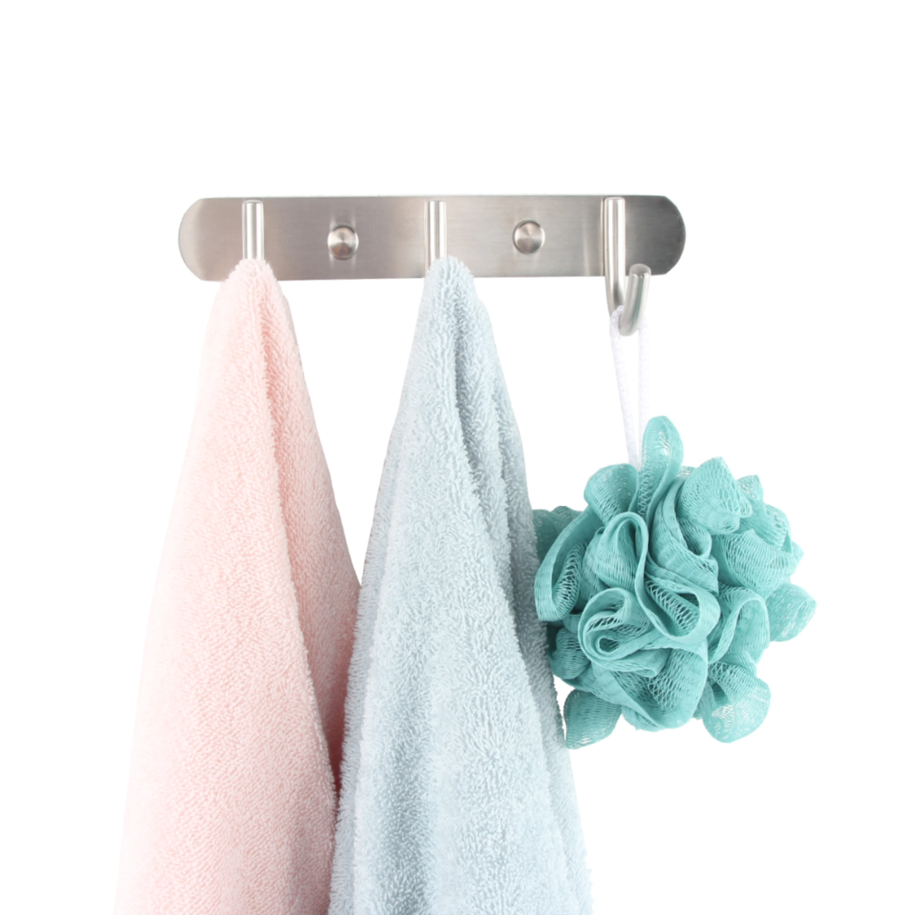 Stainless Steel Towel Holder Hooks Door Bathroom Robe Hook Hat Clothes Wall Door Hanger