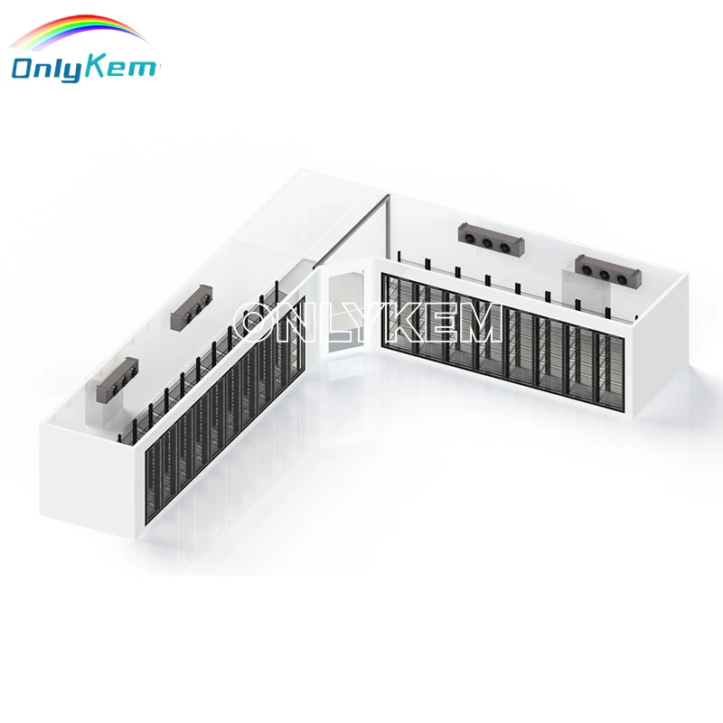 Commercial Walk in Cooler Display Glass Doors Display Walk in Freezer with glass door