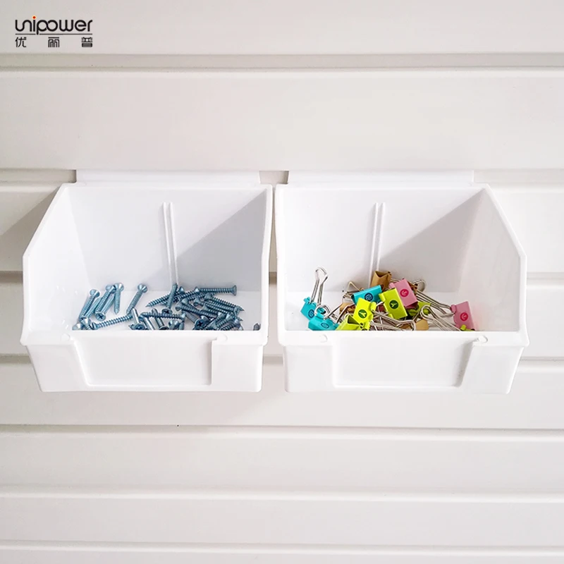 Unipower plastic storage bins heavy duty organizer shop tools for