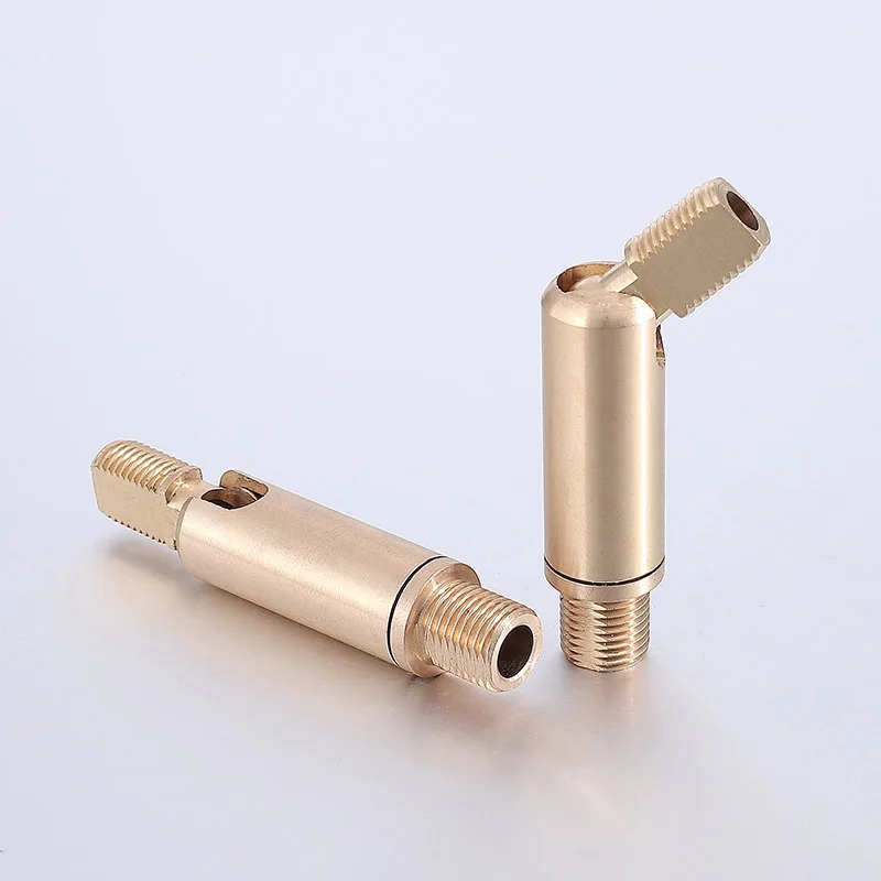 High Quality Brass 90 Degree Hardware Swivel Joint With M8/M10 Thread For Lamp
