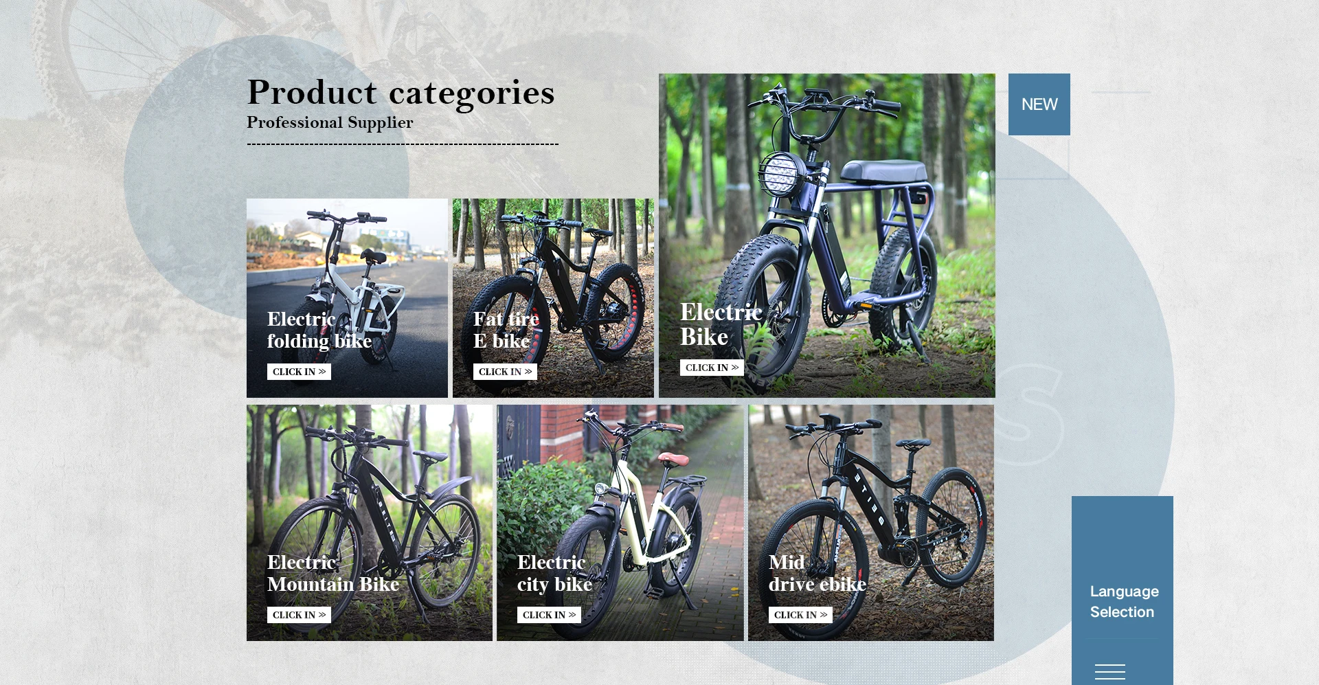 Velocipede with 48v 7-Speed Electronic Throttle 25 kmh Speed Sensor Lithium Battery down Tube Position and Rear Hub Motor