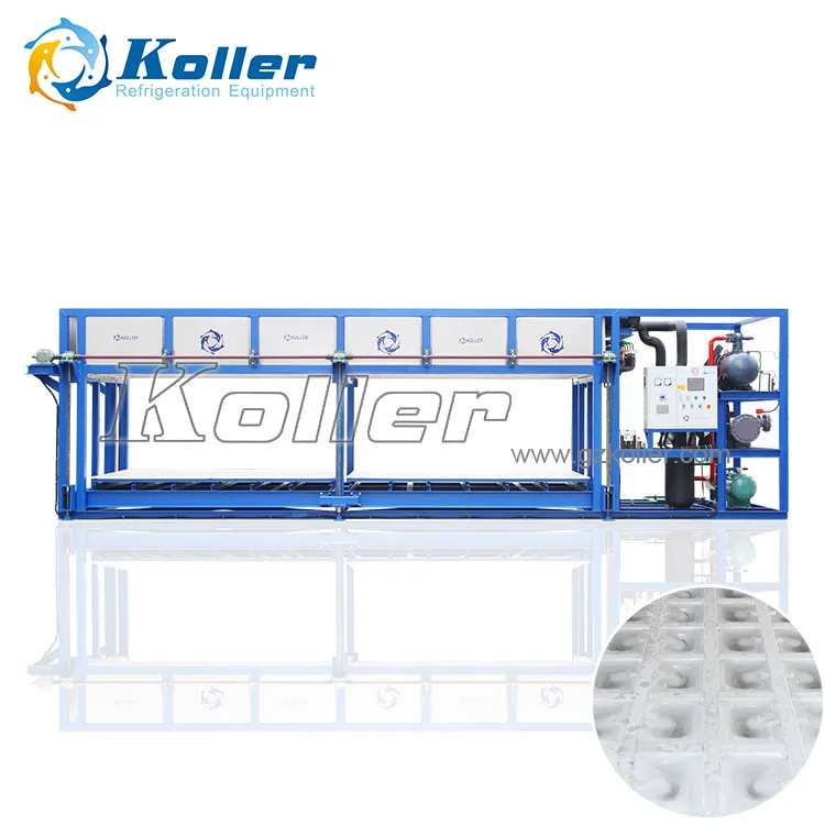 Refrigeration Equipment Koller CE Approved 10 tons/day block ice making machine for fishery large capacity ice maker machines