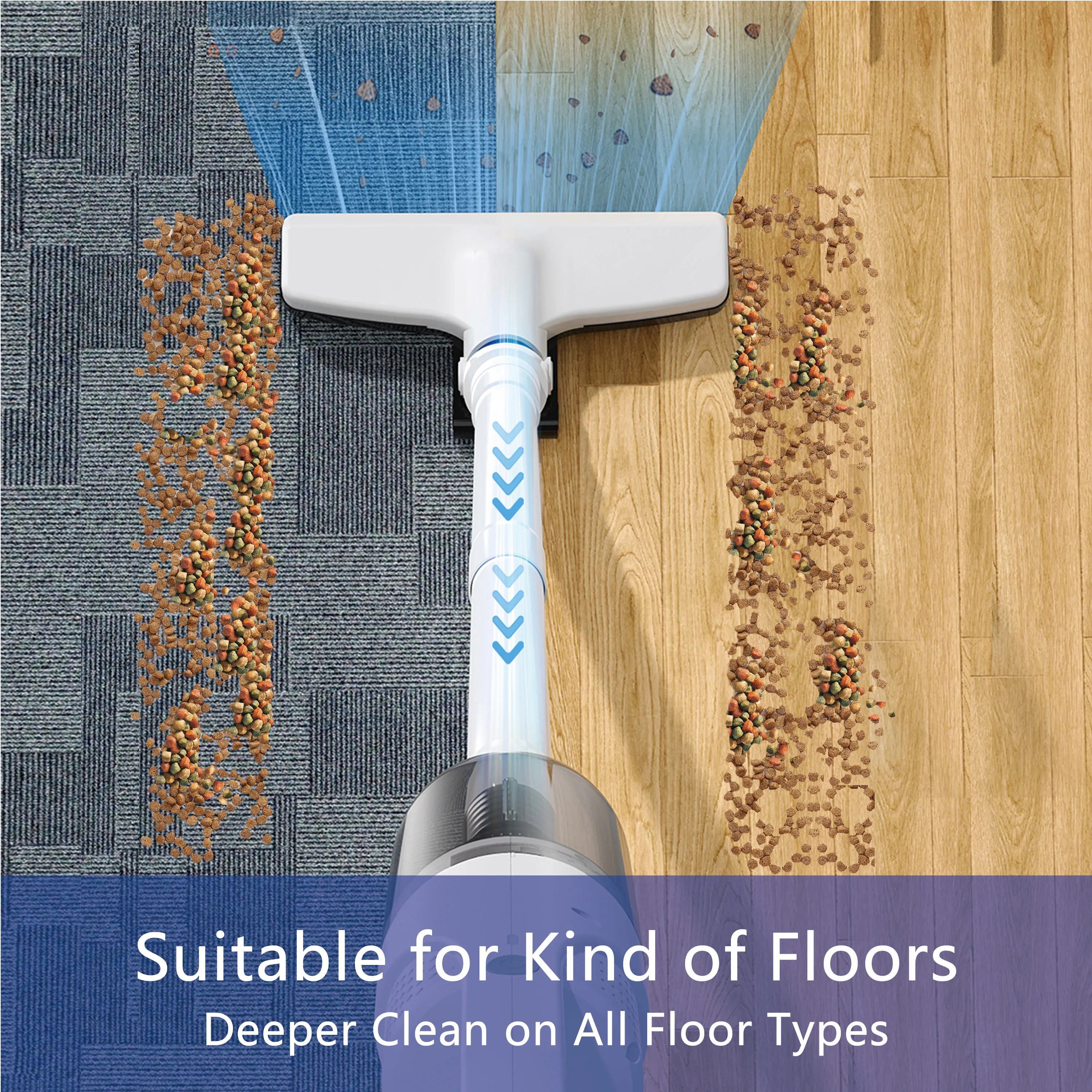 Powerful Suction Portable Cheap Price Vaccum Cleaner Battery Brush Motor Car Vacuum Cordless Rechargeable 12000PA 18V Dry 100W