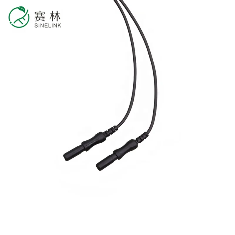 Reusable Gold Plated Bipolar Ear Clip Electrode With DIN 1.5mm Connector