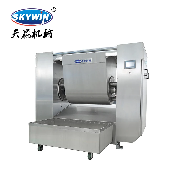 Skywin PLC контроля промышленности горизонтальный миксер для теста муку машина для производства печенья производственная линия/Оборудование для хлебобулочных машин