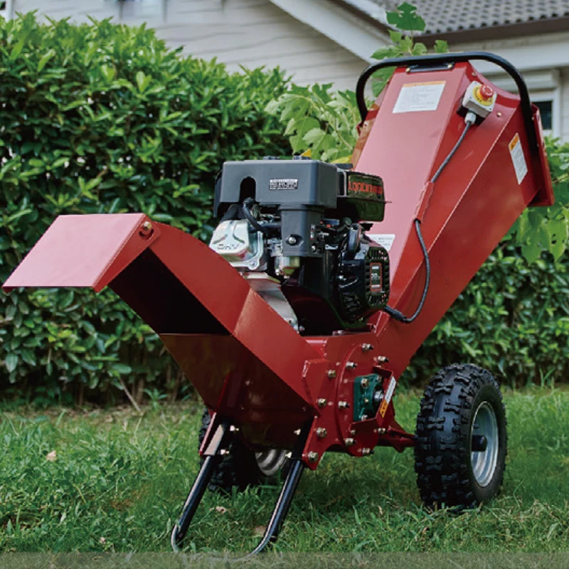 Hantechn Wood Hammer Mill Chipper Forestry Cutting Wood Chips Cutter Machine Gasoline Diesel Engine Good Price Wood Chipper