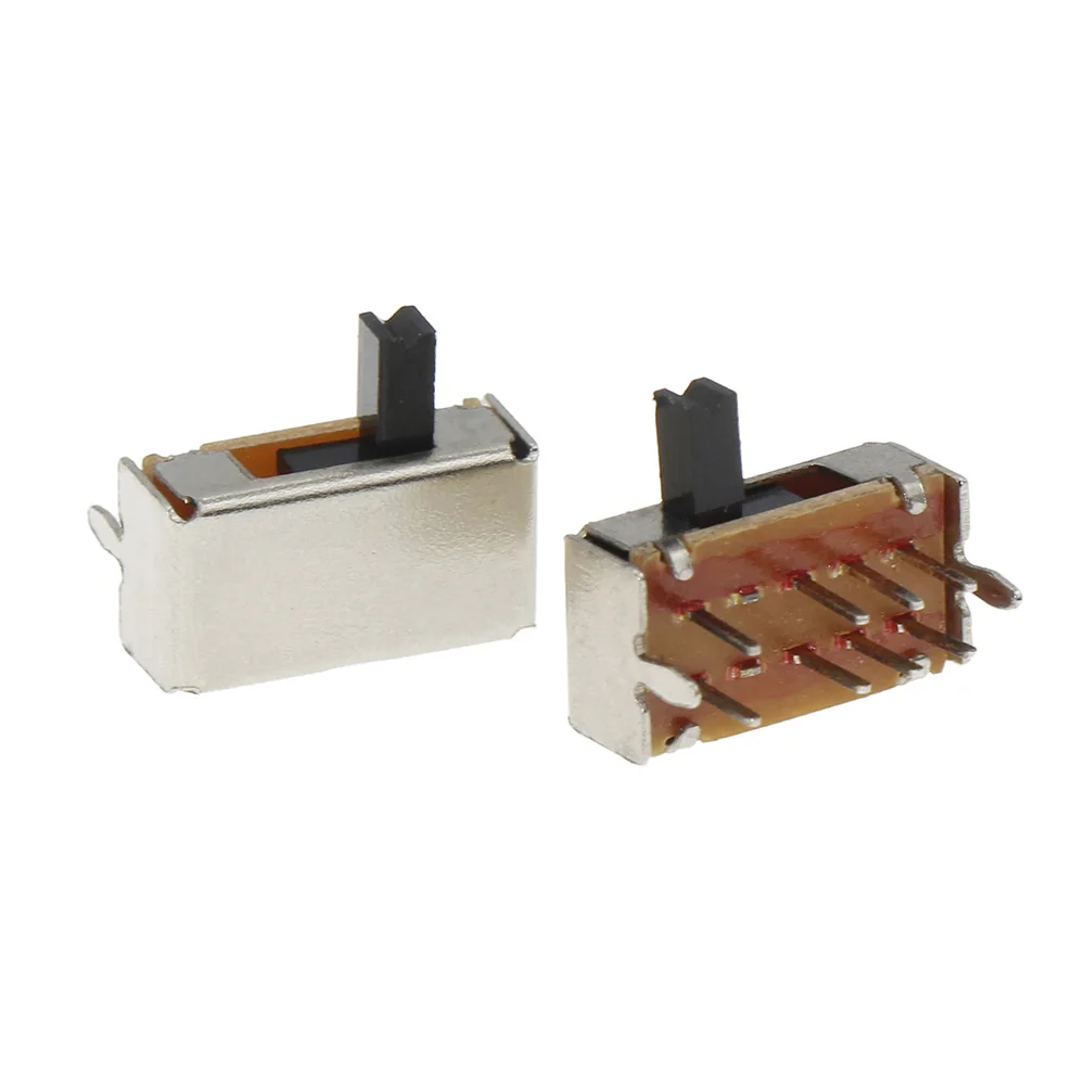 SK23D07 8 Pin PCB 3 позиции 2P3T DP3T миниатюрный ползунковый переключатель боковой ручка SK23D07VG4 высокого 4