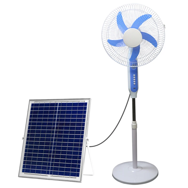 Wholesale solar long-lasting use multi-functional waterproof desktop for mobile phone charging rechargeable fan