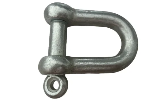 Electric Hardware Fitting Carbon Steel Galvanized Carabiner Shackle