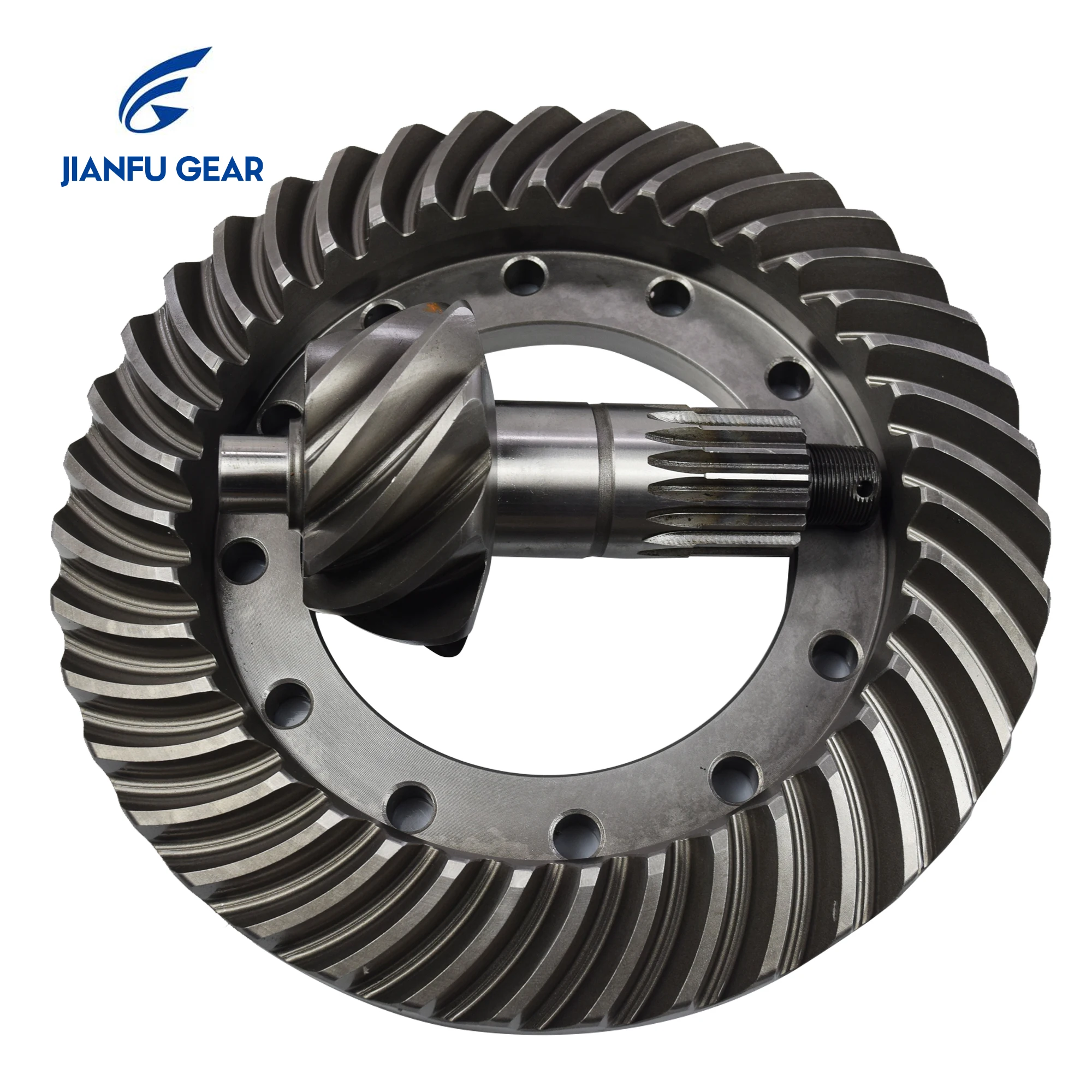 
Latest Technology Best Standard Wheel Gear JF6800 8:37 Spiral Bevel Gear Set 