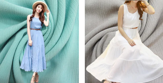 Over 20 years experience rayon 30*30 korean  crepe woven dyed fabric keqiao  china wholesale fabric