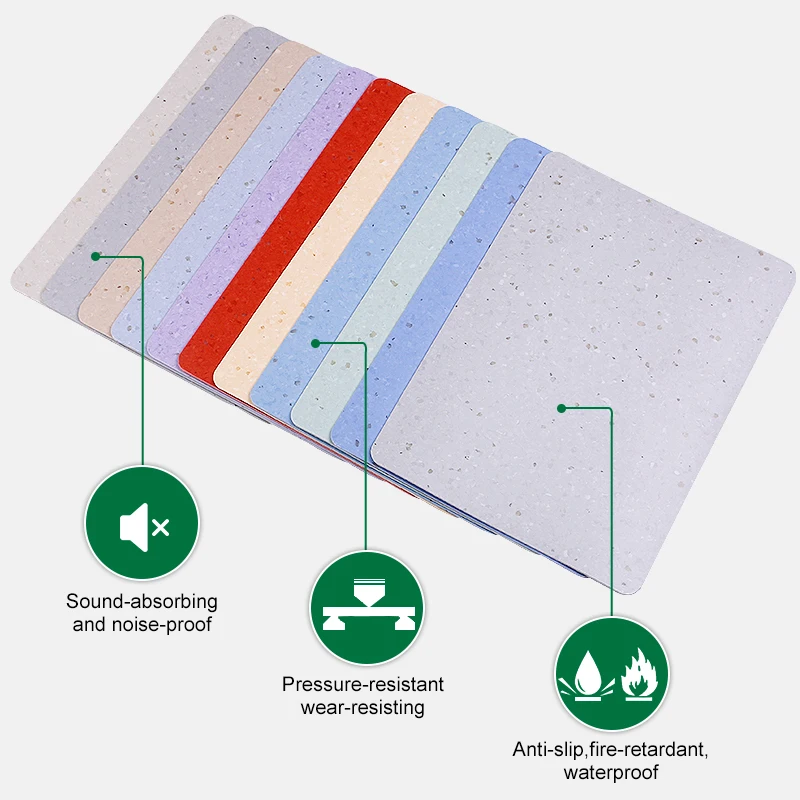 Durable Homogeneous Vinyl Flooring Prices 2.0mm/low Price Luxury Foam Backed Vinyl Flooring Sheet Rolls