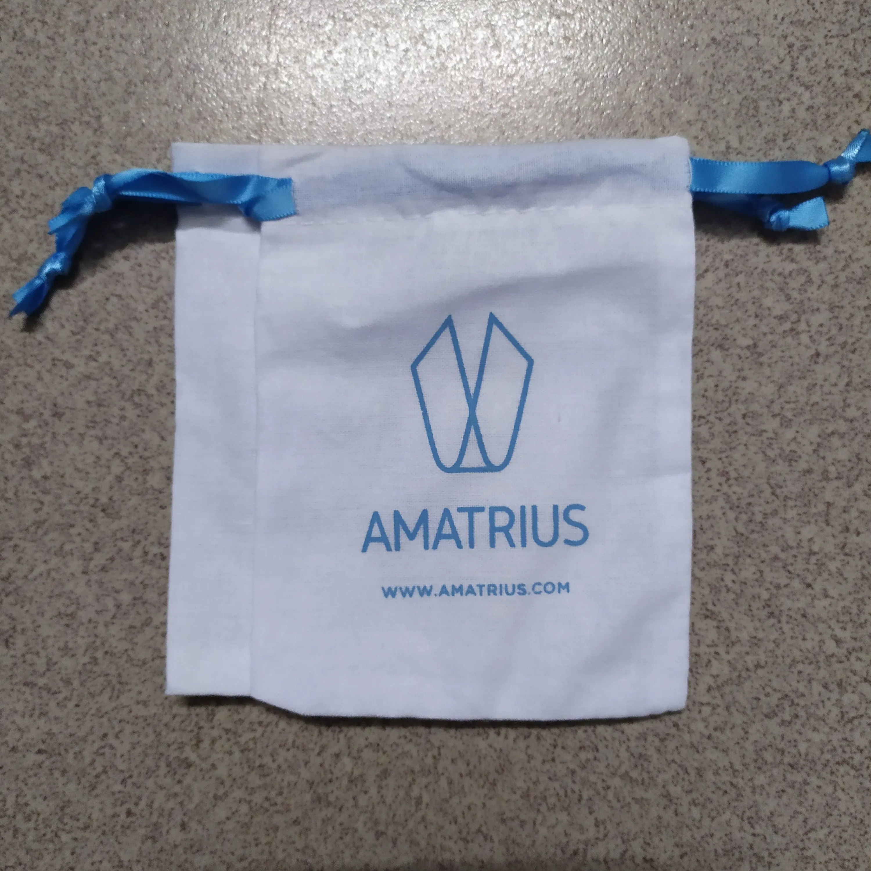 high quality custom logo printing cotton dust bags drawstring jewelry gift pouches