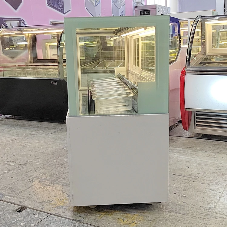 Yourtime 47.2*23.6*46.5 Inch Commercial Ice Cream Gelato Showcase Display ice cream freezer With Trade Air Cooling