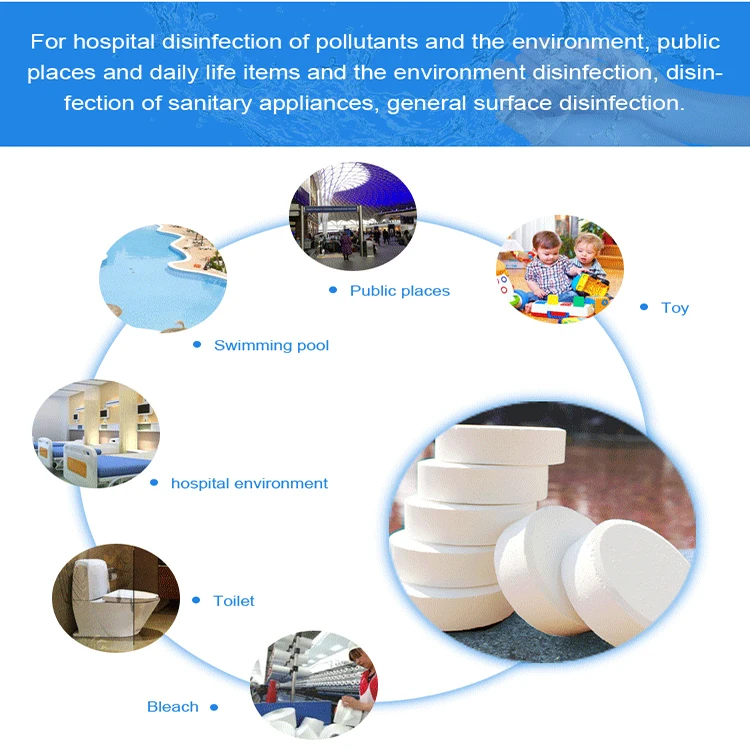 Tricloroisocyanuric Acid TCCA Chlorine Powder For Water Treatment Chemicals