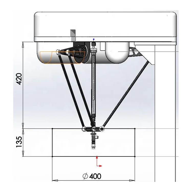 4 Axis Sorting Robot HSR-DT401E CNC Robot Arm Industrial Robot
