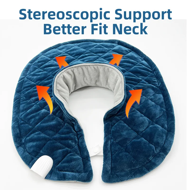 Weighted Heating Pad for Neck and Shoulders Large Electric Heated Neck Shoulder Wrap for Pain Relief