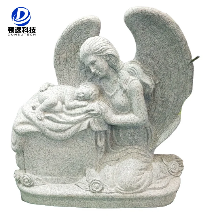 Tombstone prices factory direct supply headstone monuments white marble angels grave stone tombstone