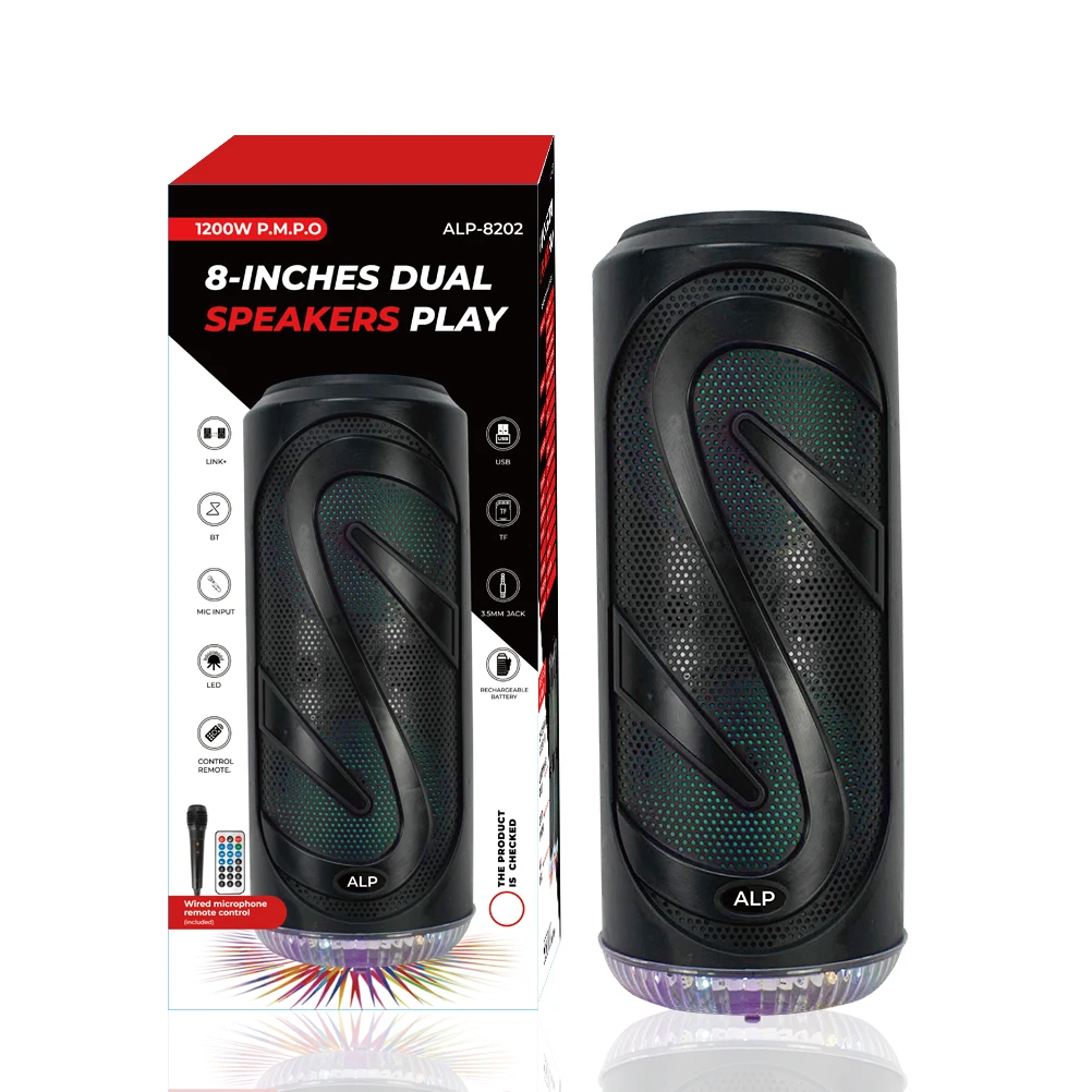 special price 8'*2 inch original boombox gadgets electronic  home theater audio system active loud speaker