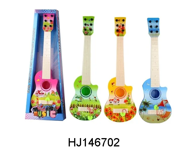 hot selling 21' wood six string guitar can play and toning acoustic guitar toys