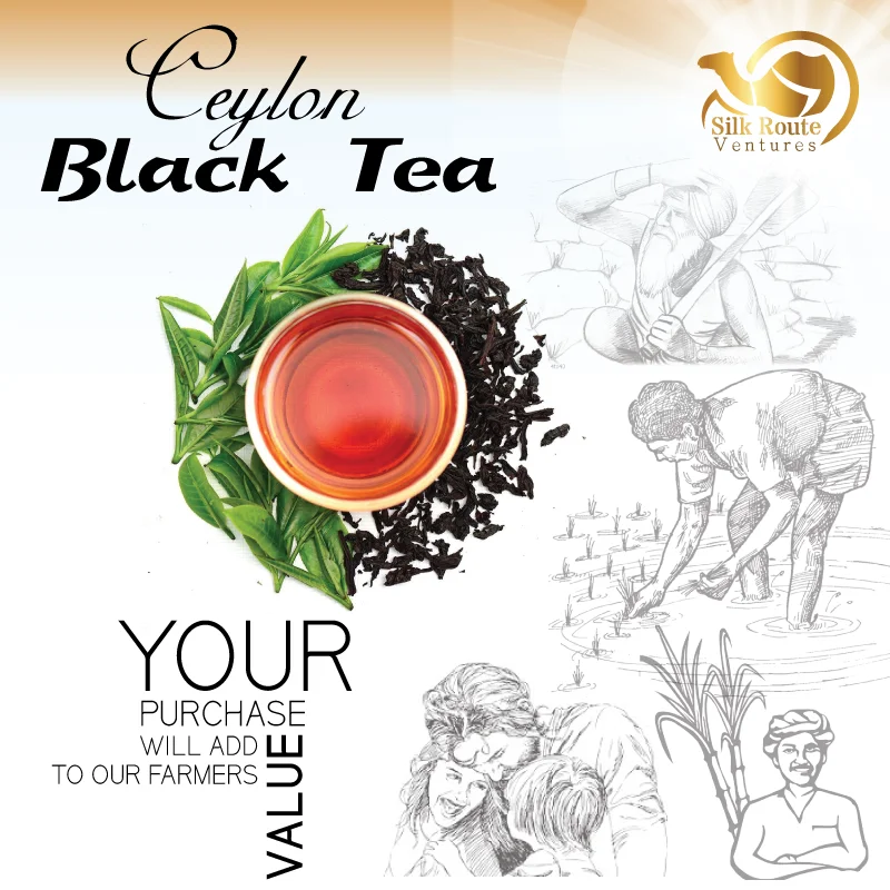 Ceylon Black Tea (BOP) Sri Lanka Premium Quality with custom labeling and free samples for Europe