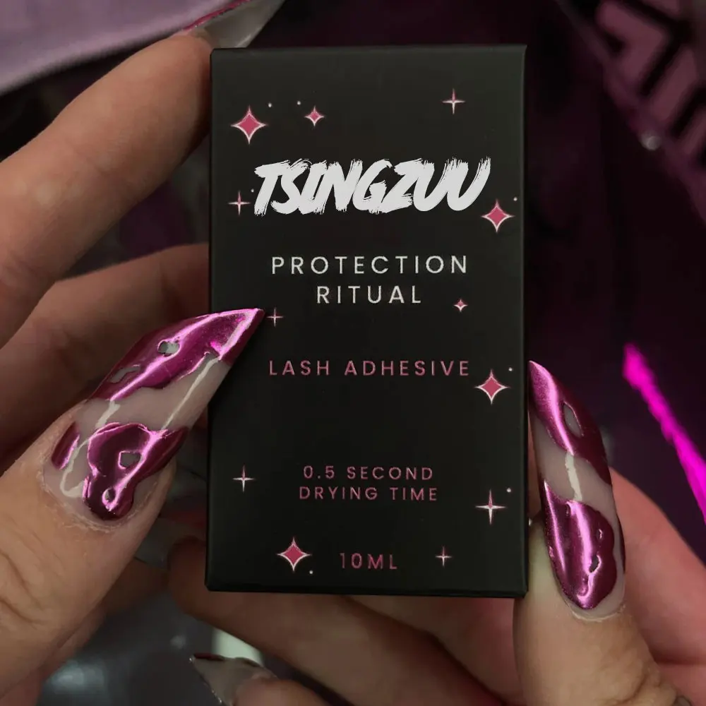 Korean High Quality glue Luxury Black Mini Bulk Packaging Eyelash Extension Custom Fast Strong Private Label Lash Eyelash Glue