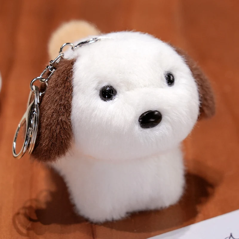 Wholesale cartoon capybara plush doll keychain bag pendant stuffed cat plush keychain dog plush toy keychain