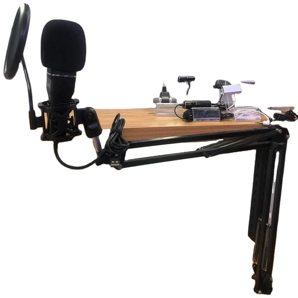 Microphone Suspension Scissor Stand For Professional Podcast Microphone Bracket