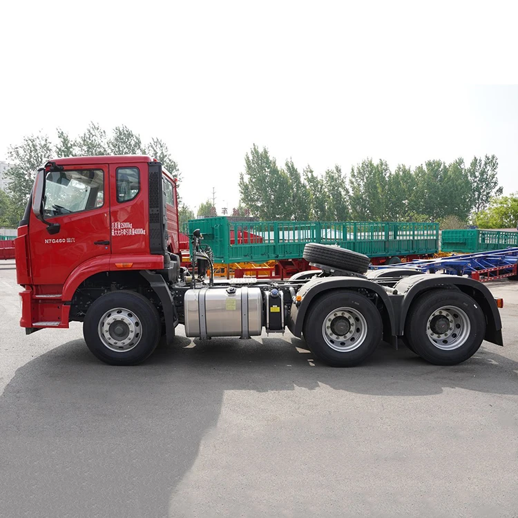 Прямая продажа SINOTRUK HOWO N7 400 л.с. Euro 2 10-колесный тягач 6x4 Тяжелая Weichai двигатель задняя камера