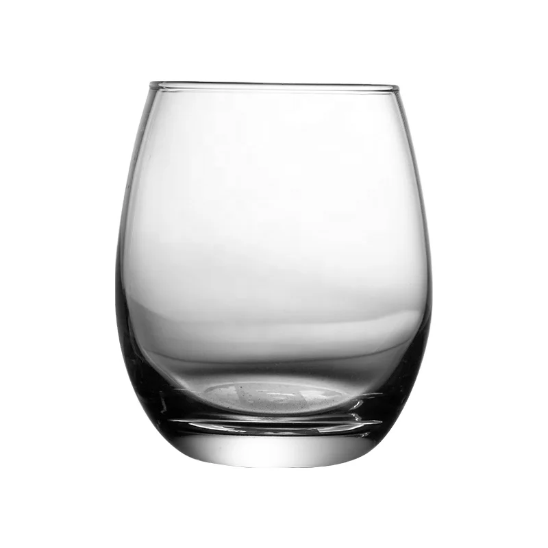 Custom Transparent Crystal Glass Cup round Shape Whiskey Vodka Liquor Drinking Cups