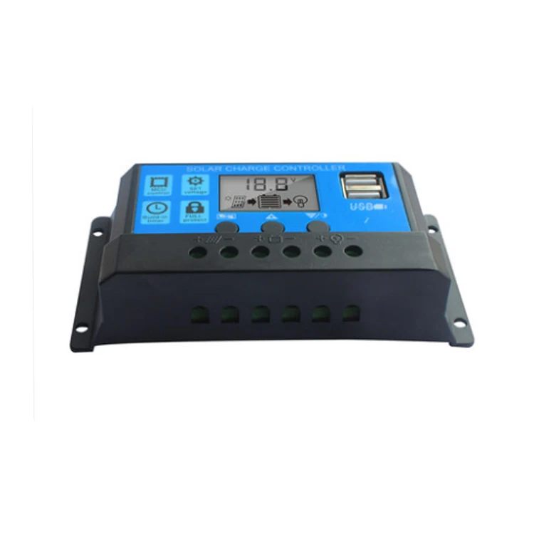  Мини-контроллер солнечной зарядки Donghui 10A 20A 12 в 24 PWM для панели pv ручной Солнечный